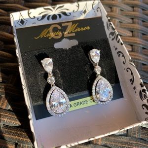 AAA grade cubic zirconia earrings